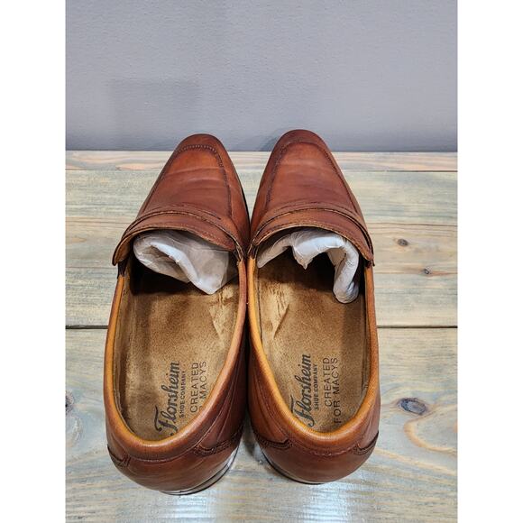 Florsheim Men's Moc Toe Penny Loafer Men's Slip On Size 9.5D - Picture 7 of 9
